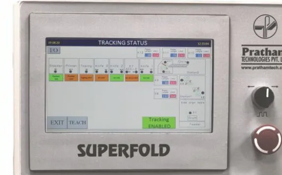 Pratham Superfold Outsert Systems Paper Jam Detection