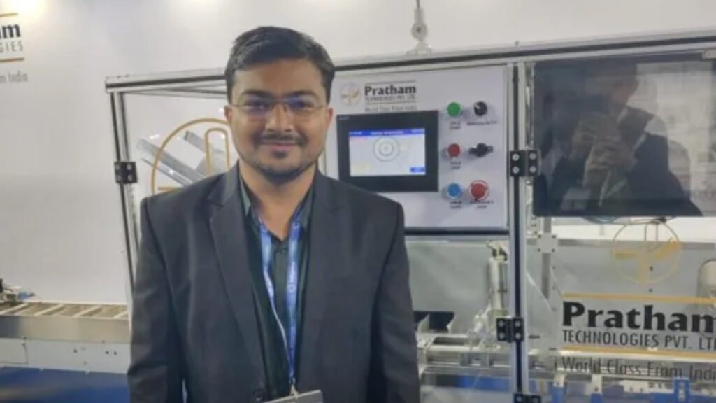 Cartoning machine at pmec 2023 | pratham technologies