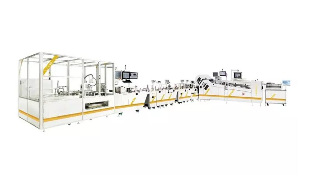Automatic outsert folding machine with super tray packer 3 Automatic outsert folding machine with super tray packer